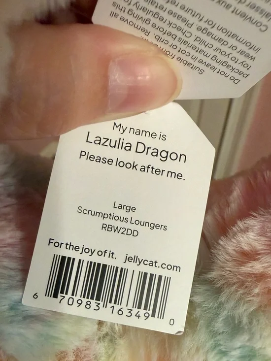 Jellycat Lazulia Dragon NWT - Picture 4 of 4